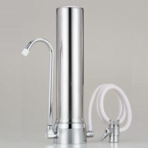 stainless countertop water filter